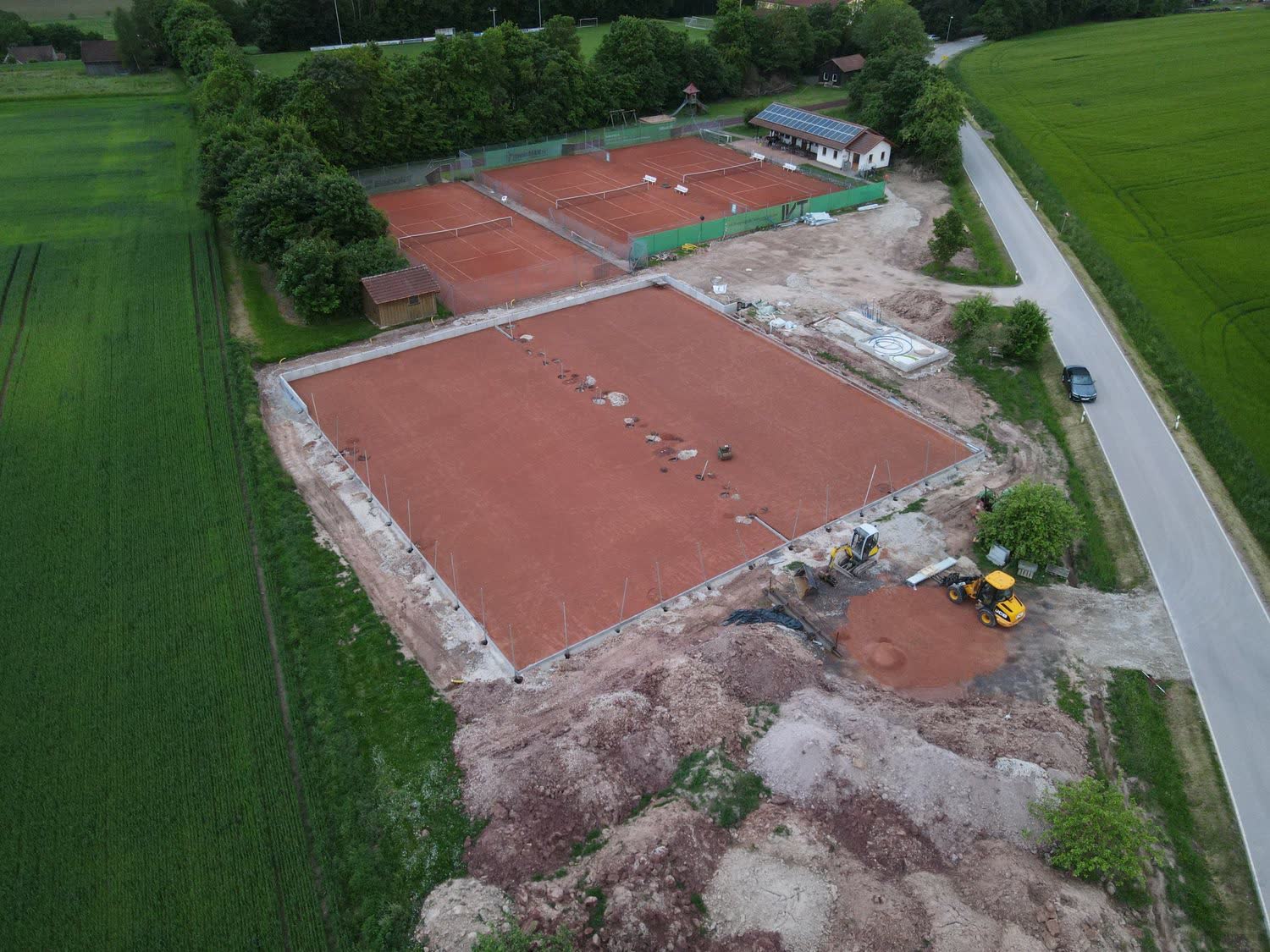 2022 · Neubau Plätze 4 & 5 + Tennisheim – Bild 8 von 8